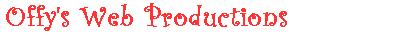 Offy's Web Productions